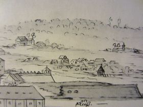 Hintenfeld (38) um 1648 (verm. Merian)