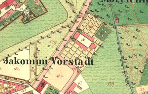 Salpeterfabrik (56) und Holzplatz (163) um 1829 - 18??