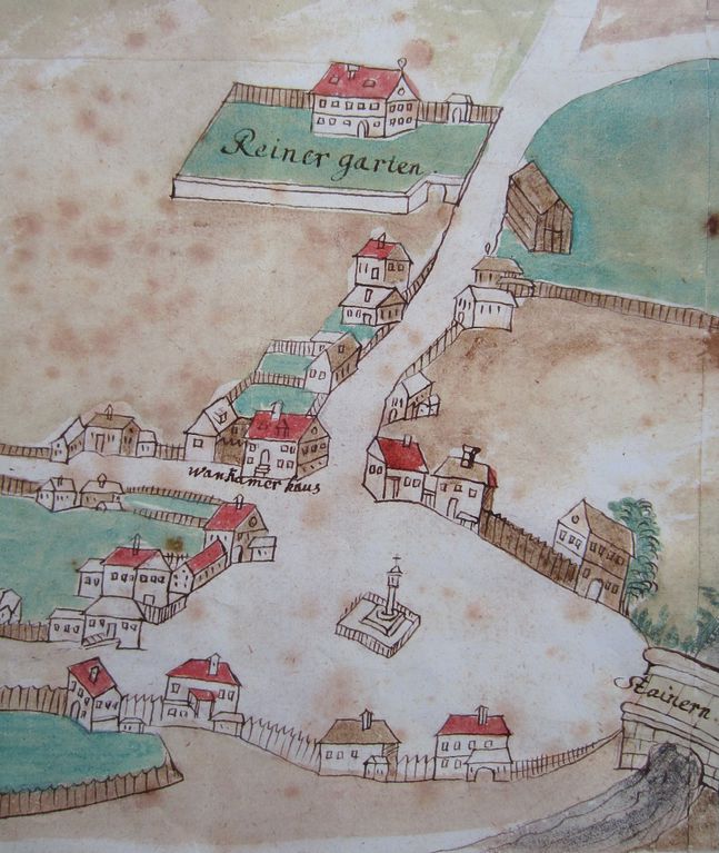 Datei:Karlauplatz, Weintaz 1750.JPG